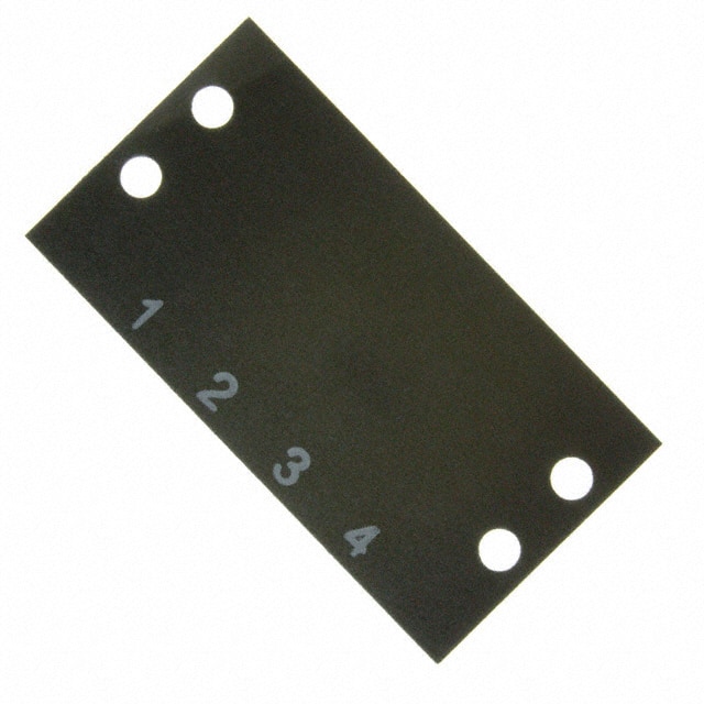 MS-4-141 Cinch Connectivity Solutions                                                                    BARRIER BLK MARKER STRIP 4POS