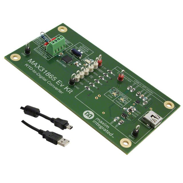 MAX31865EVKIT# Maxim Integrated                                                                    BOARD EVAL FOR MAX31865