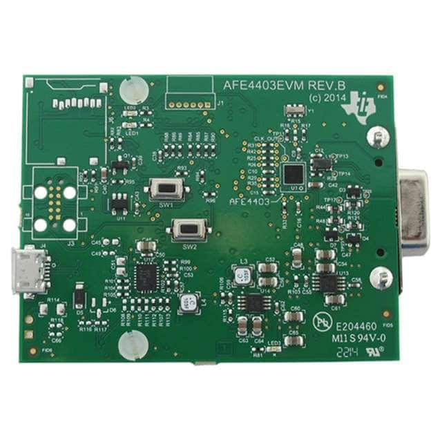 AFE4403EVM Texas Instruments                                                                    EVAL MODULE FOR AFE4403