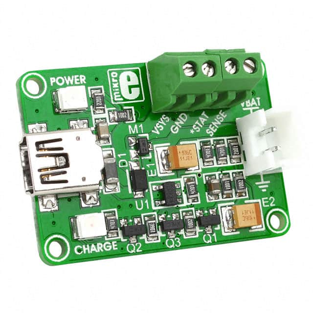 MIKROE-1198 MikroElektronika                                                                    BOARD SMART USB LI-PO CHARGER