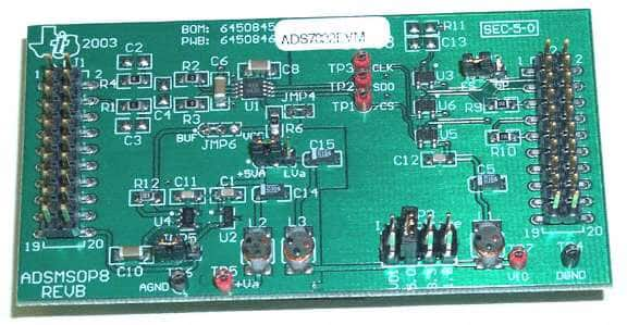 ADS7822EVM Texas Instruments                                                                    EVALUATION MODULE FOR ADS7822