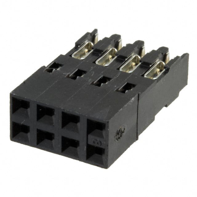 102935-4 TE Connectivity AMP Connectors                                                                    CONN RCPT 8POS .125 IDC 50GOLD