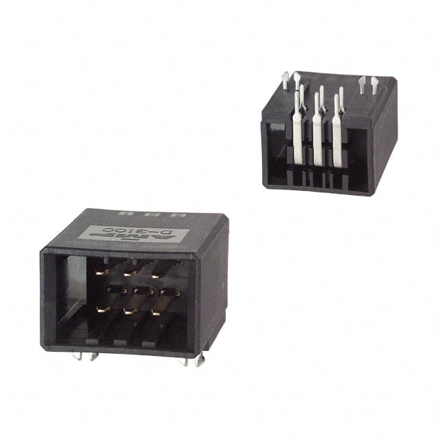 178303-2 TE Connectivity AMP Connectors                                                                    CONN HDR 6POS DUAL R/A 15GOLD