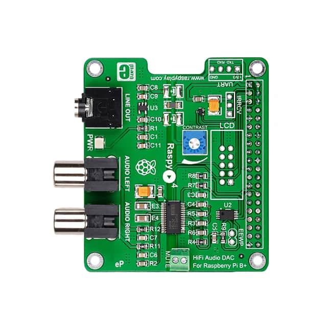 MIKROE-1767 MikroElektronika                                                                    DEV BOARD RASPYPLAY4