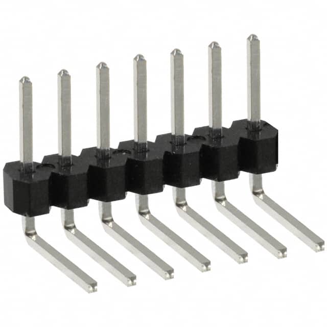 PEC07SBCN Sullins Connector Solutions                                                                    CONN HEADER .100 SINGL R/A 7POS