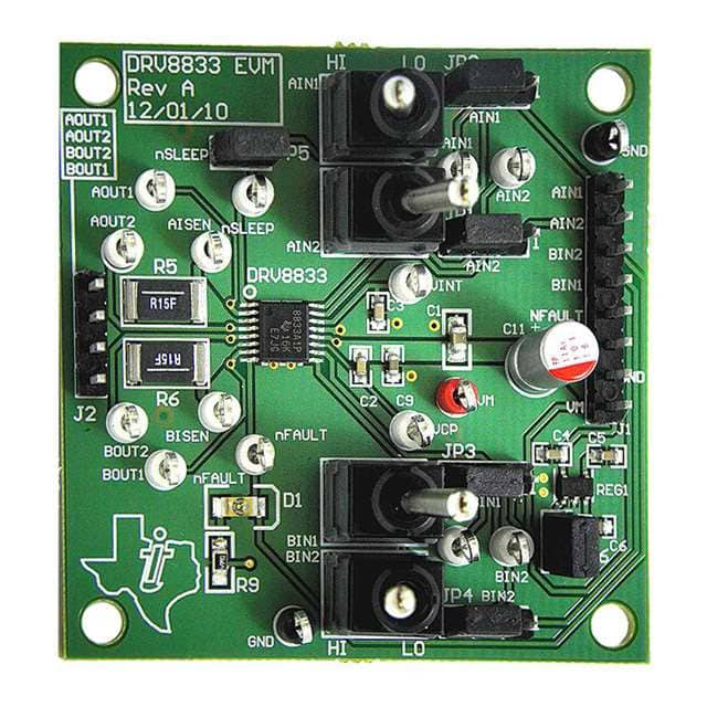 DRV8833EVM Texas Instruments                                                                    EVAL MODULE FOR DRV8833