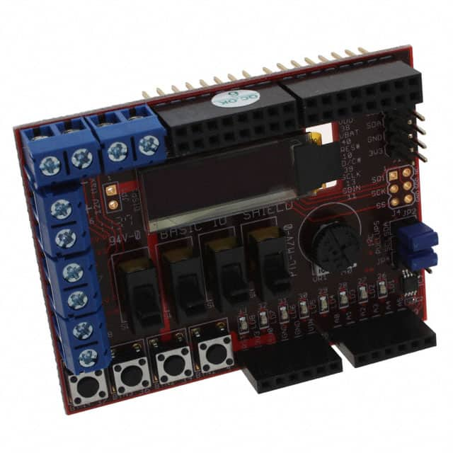 TDGL005 Microchip Technology                                                                    BOARD BASIC I/O SHIELD CHIPKIT