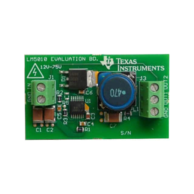 LM5010 EVAL Texas Instruments                                                                    BOARD EVALUATION LM5010