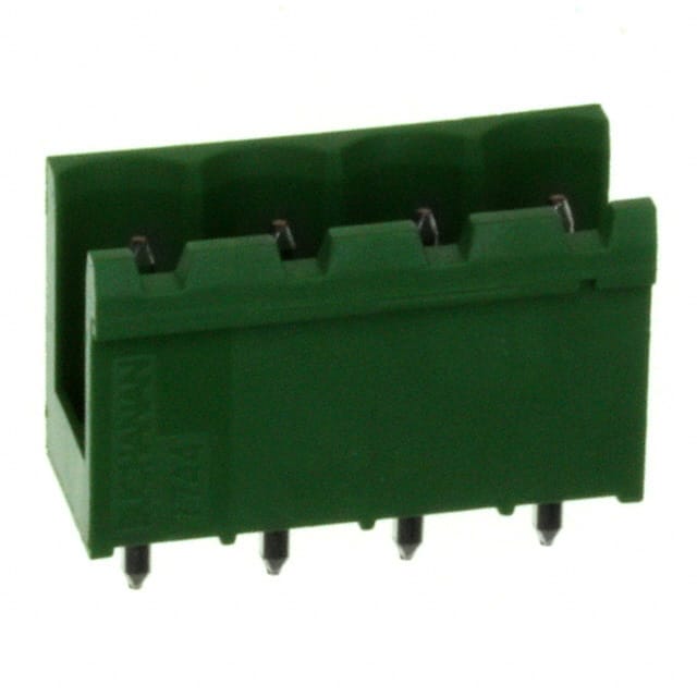 282822-4 TE Connectivity AMP Connectors                                                                    TERM BLOCK HDR 4POS VERT 5MM