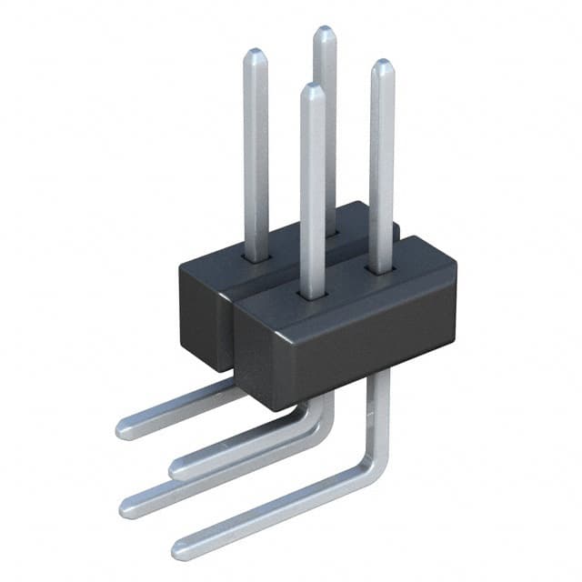 PEC02DBAN Sullins Connector Solutions                                                                    CONN HEADER .100 DUAL R/A 4POS