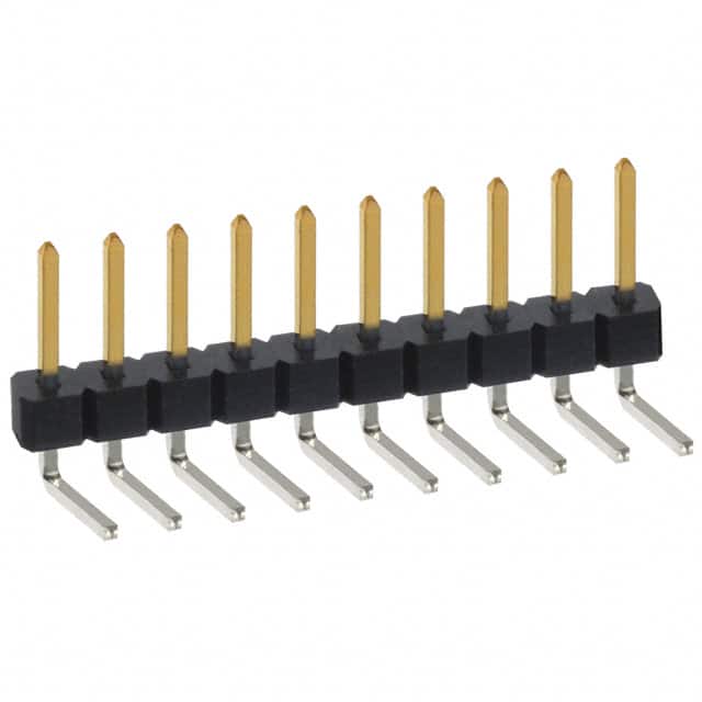 PBC10SBBN Sullins Connector Solutions                                                                    CONN HEADER .100 SINGL R/A 10POS