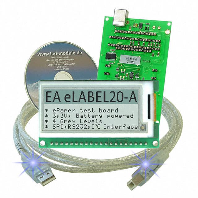 EA EVALELABEL20 Electronic Assembly GmbH                                                                    EVAL BOARD EPAPER DISP ELABEL20