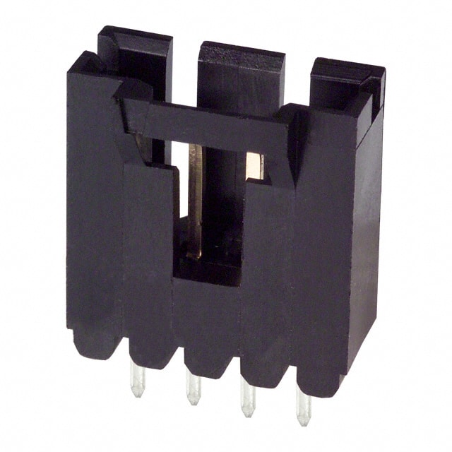 103735-3 TE Connectivity AMP Connectors                                                                    CONN HEADER VERT .100 4POS 30AU