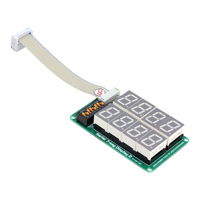 MIKROE-202 MikroElektronika                                                                    DISPLAY BOARD 2 SERIAL 7SEGMENT