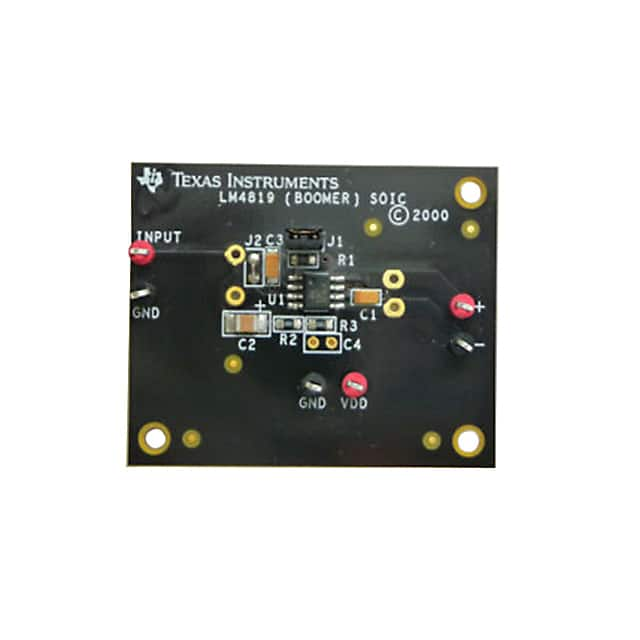 LM4819MBD Texas Instruments                                                                    BOARD EVALUATION LM4819M