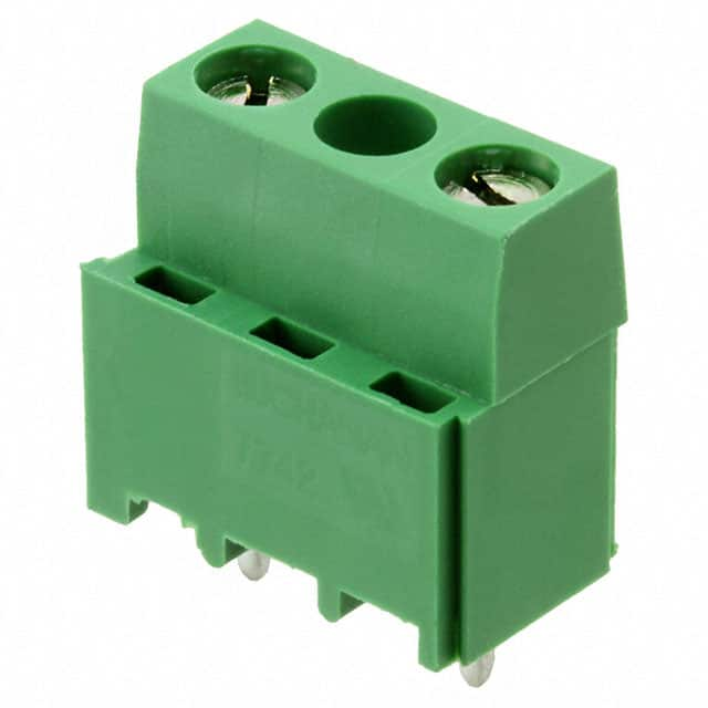 282842-2 TE Connectivity AMP Connectors                                                                    TERM BLOCK RCPT 2POS VERT 10MM