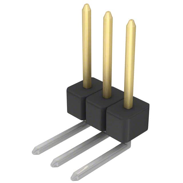 PBC03SGBN Sullins Connector Solutions                                                                    CONN HEADER .100 SINGL R/A 3POS