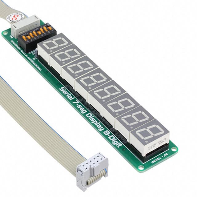 MIKROE-392 MikroElektronika                                                                    BOARD DISPL SER 7SEG 8DIGIT