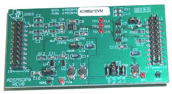 ADS8321EVM Texas Instruments                                                                    EVALUATION MODULE FOR ADS8321