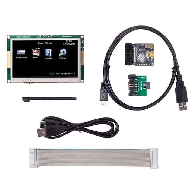 UEZGUI-4088-43WQE Future Designs Inc.                                                                    4.3 NO TOUCH LCD GUI DEV KIT