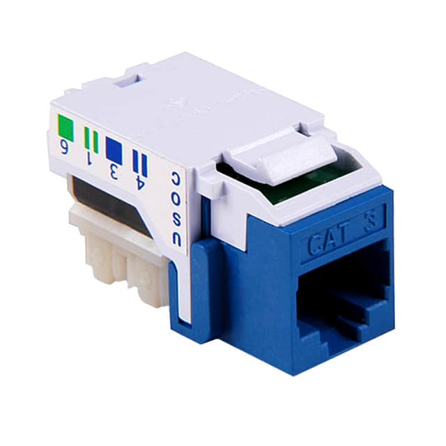 RJ45FC3-BLU HellermannTyton                                                                    INSERT RJ45 JACK TO IDC CONN