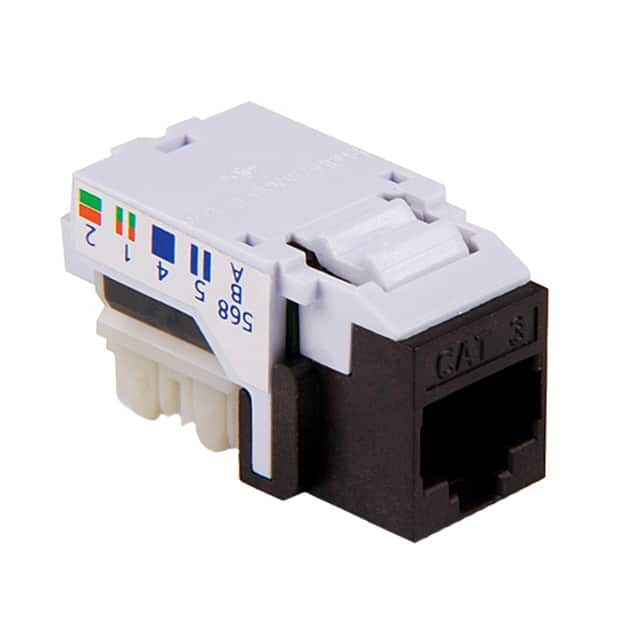 RJ45FC3-BRN HellermannTyton                                                                    INSERT RJ45 JACK TO IDC CONN