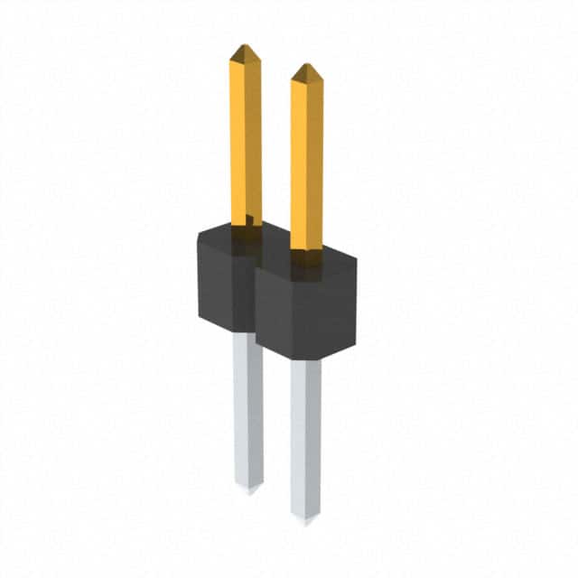 PBC02SABN Sullins Connector Solutions                                                                    CONN HEADER .100 SINGL STR 2POS