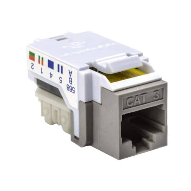 RJ45FC3-GRY HellermannTyton                                                                    INSERT RJ45 JACK TO IDC CONN