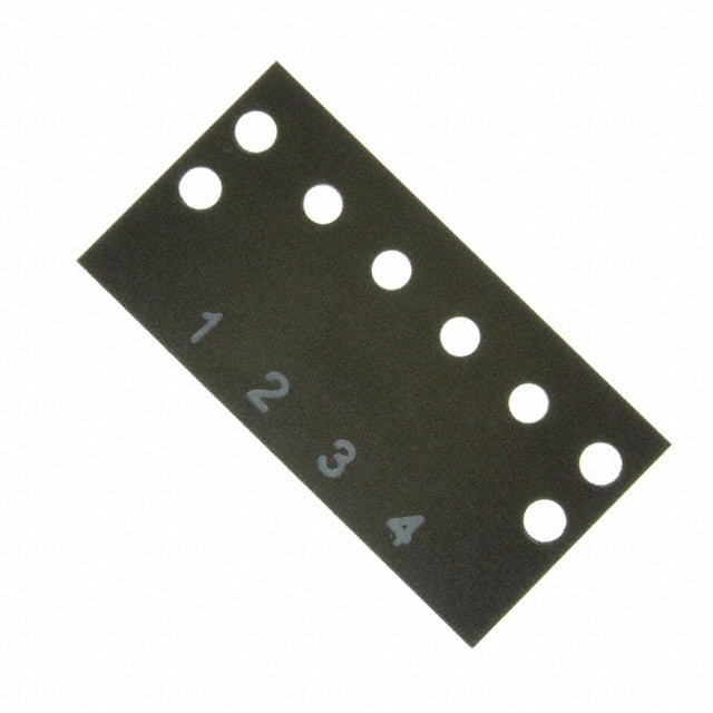 MS-4-140-Y Cinch Connectivity Solutions                                                                    BARRIER BLOCK MARKER STRIP 4POS