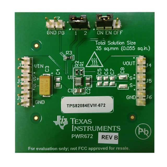 TPS82084EVM-672 Texas Instruments                                                                    EVALUATION MODULE TPS82084