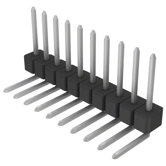 PEC10SGBN Sullins Connector Solutions                                                                    CONN HEADER .100 SINGL R/A 10POS
