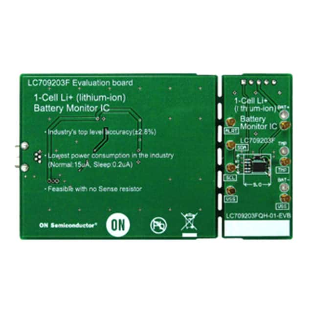 LC709203FQH-01-GEVB ON Semiconductor                                                                    EVAL BOARD LC709203FQH 8VDFN