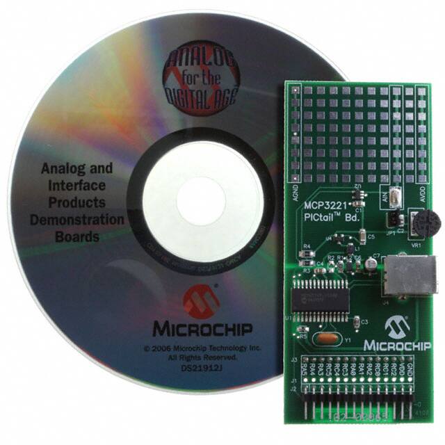 MCP3221DM-PCTL Microchip Technology                                                                    BOARD DEMO FOR PICTAIL MCP3221