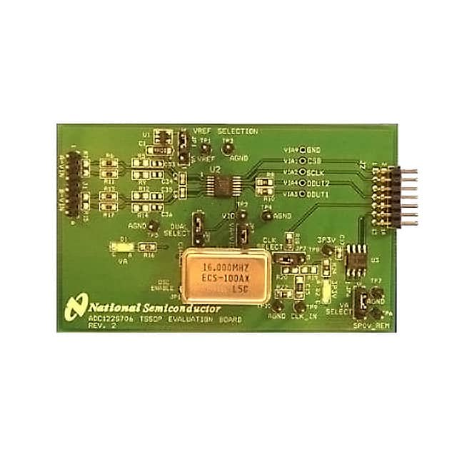 ADC122S706EB/NOPB Texas Instruments                                                                    BOARD EVAL FOR ADC122S706