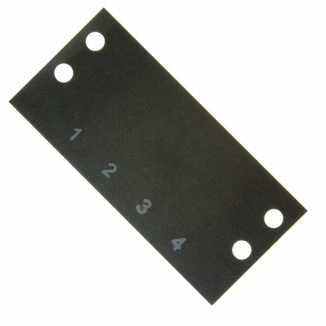 MS-4-142 Cinch Connectivity Solutions                                                                    BARRIER BLK MARKER STRIP 4POS