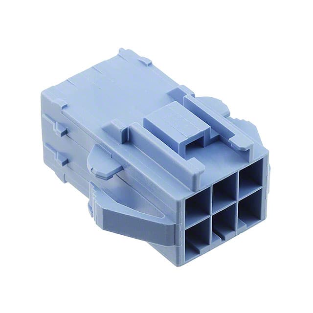 368588-6 TE Connectivity AMP Connectors                                                                    PDL 6P CAP 3.96 D/R P/M(GWT) B