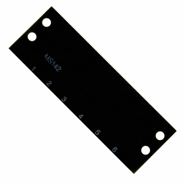 MS-6-142 Cinch Connectivity Solutions                                                                    BARRIER BLK MARKER STRIP 6POS