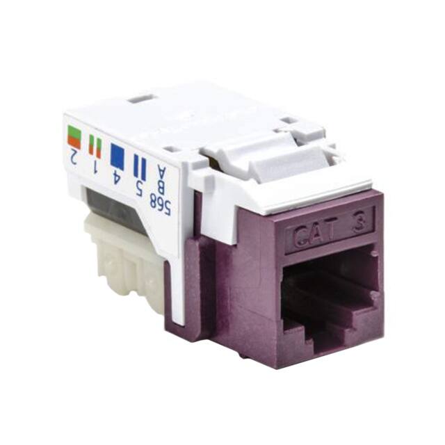 RJ45FC3-VIO HellermannTyton                                                                    INSERT RJ45 JACK TO IDC CONN