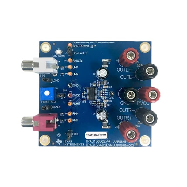 TPA3136AD2EVM Texas Instruments                                                                    EVAL BOARD FOR TPA3136AD2