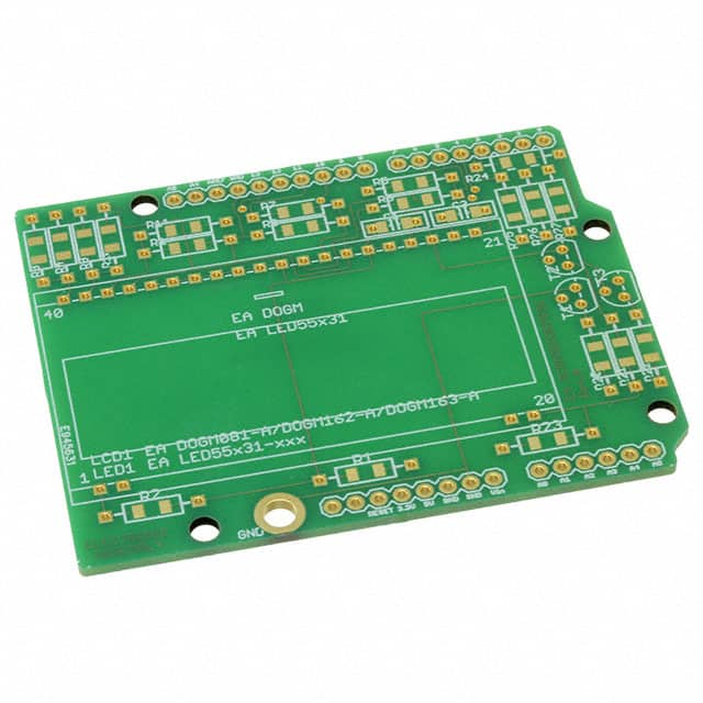 EA PCBARDDOG7036 Electronic Assembly GmbH                                                                    ARDUINOSHIELD / PCB 7036