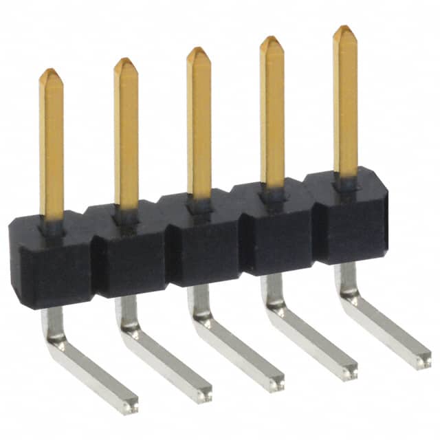PBC05SBCN Sullins Connector Solutions                                                                    CONN HEADER .100 SINGL R/A 5POS