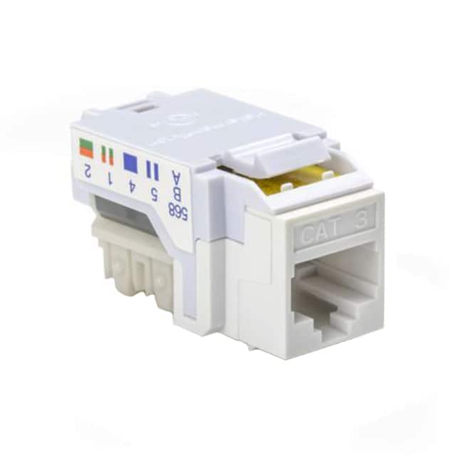 RJ45FC3-W HellermannTyton                                                                    INSERT RJ45 JACK TO IDC CONN