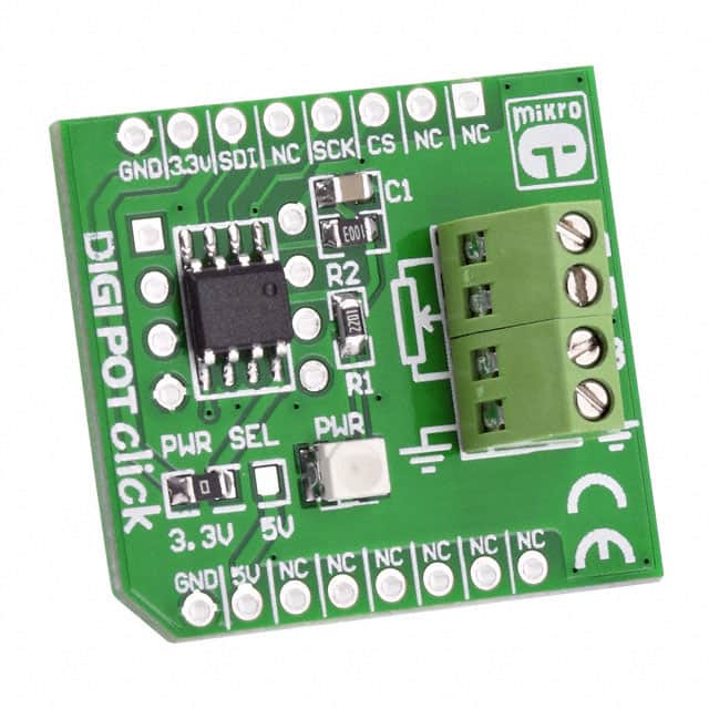 MIKROE-923 MikroElektronika                                                                    BOARD ACCY DIGIPOT MIKROBUS