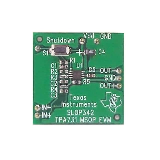 TPA731EVM Texas Instruments                                                                    EVAL MOD FOR TPA731