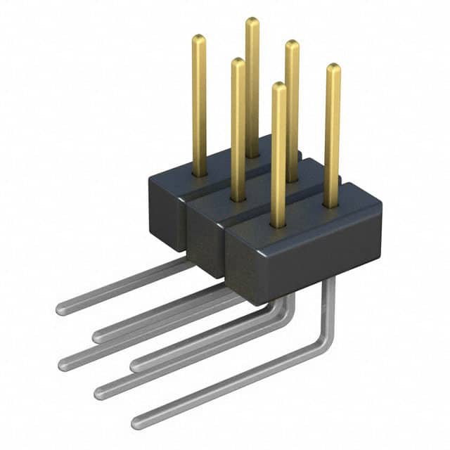 PBC03DBBN Sullins Connector Solutions                                                                    CONN HEADER .100 DUAL R/A 6POS