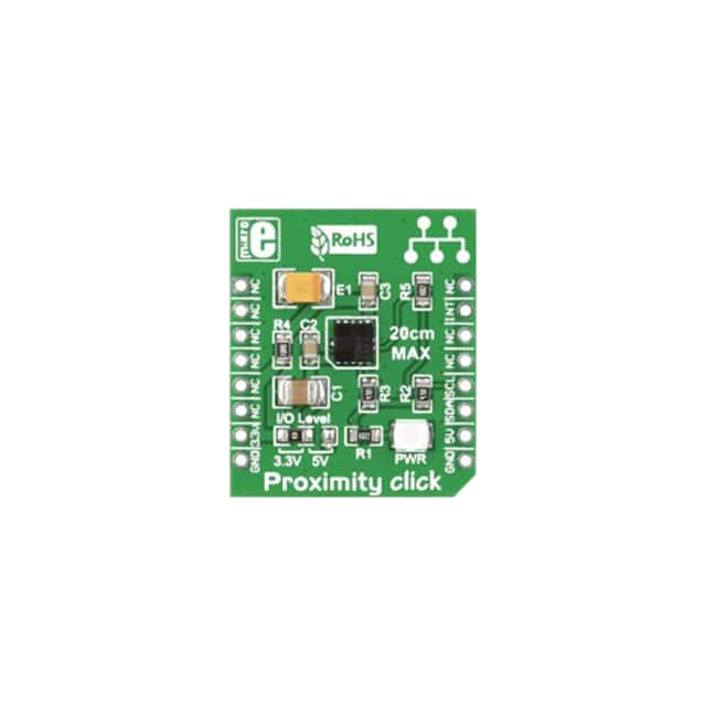 MIKROE-1445 MikroElektronika                                                                    BOARD PROXIMITY CLICK