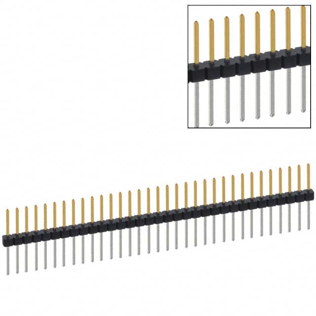 PBC33SFBN Sullins Connector Solutions                                                                    CONN HEADER .100 SINGL STR 33POS
