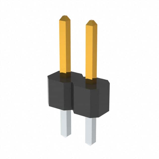 PBC02SAAN Sullins Connector Solutions                                                                    CONN HEADER .100 SINGL STR 2POS