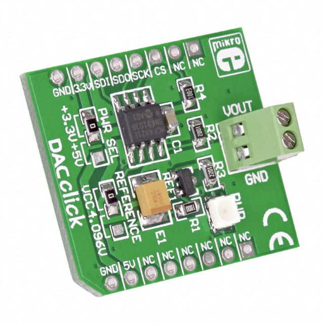 MIKROE-950 MikroElektronika                                                                    BOARD ACCY DAC CLICK MIKROBUS