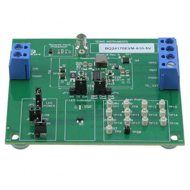 BQ24170EVM-610-5V Texas Instruments                                                                    EVAL MODULE FOR BQ24170-610-5V